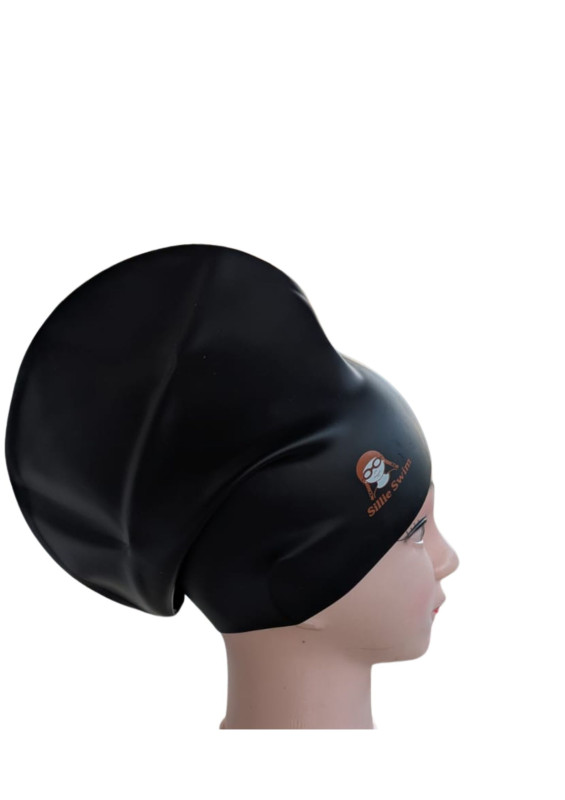 Black XL Swim Cap.